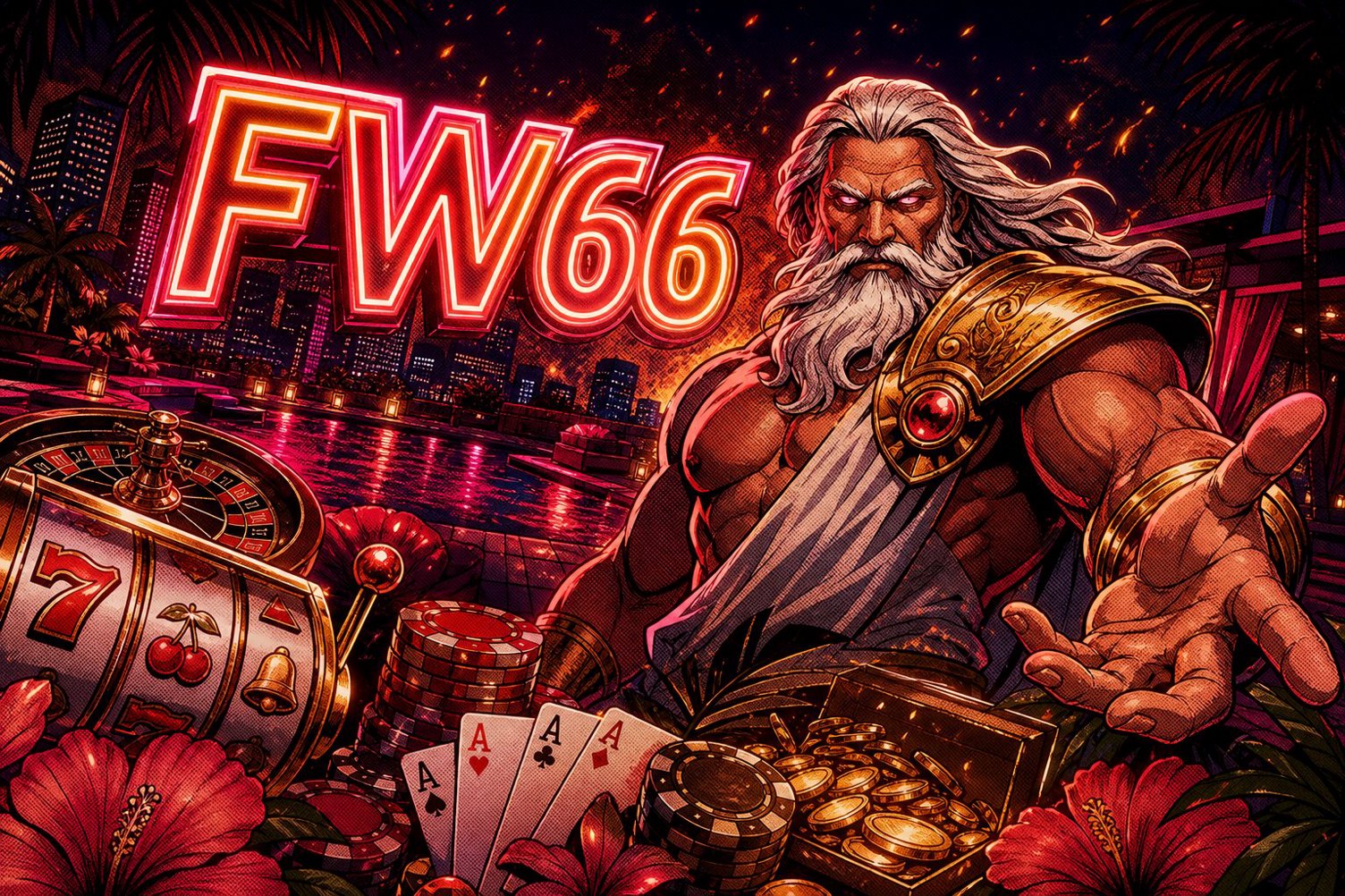Tampilan beranda Fortune Ox di FW66 dengan susunan menu dan tombol utama