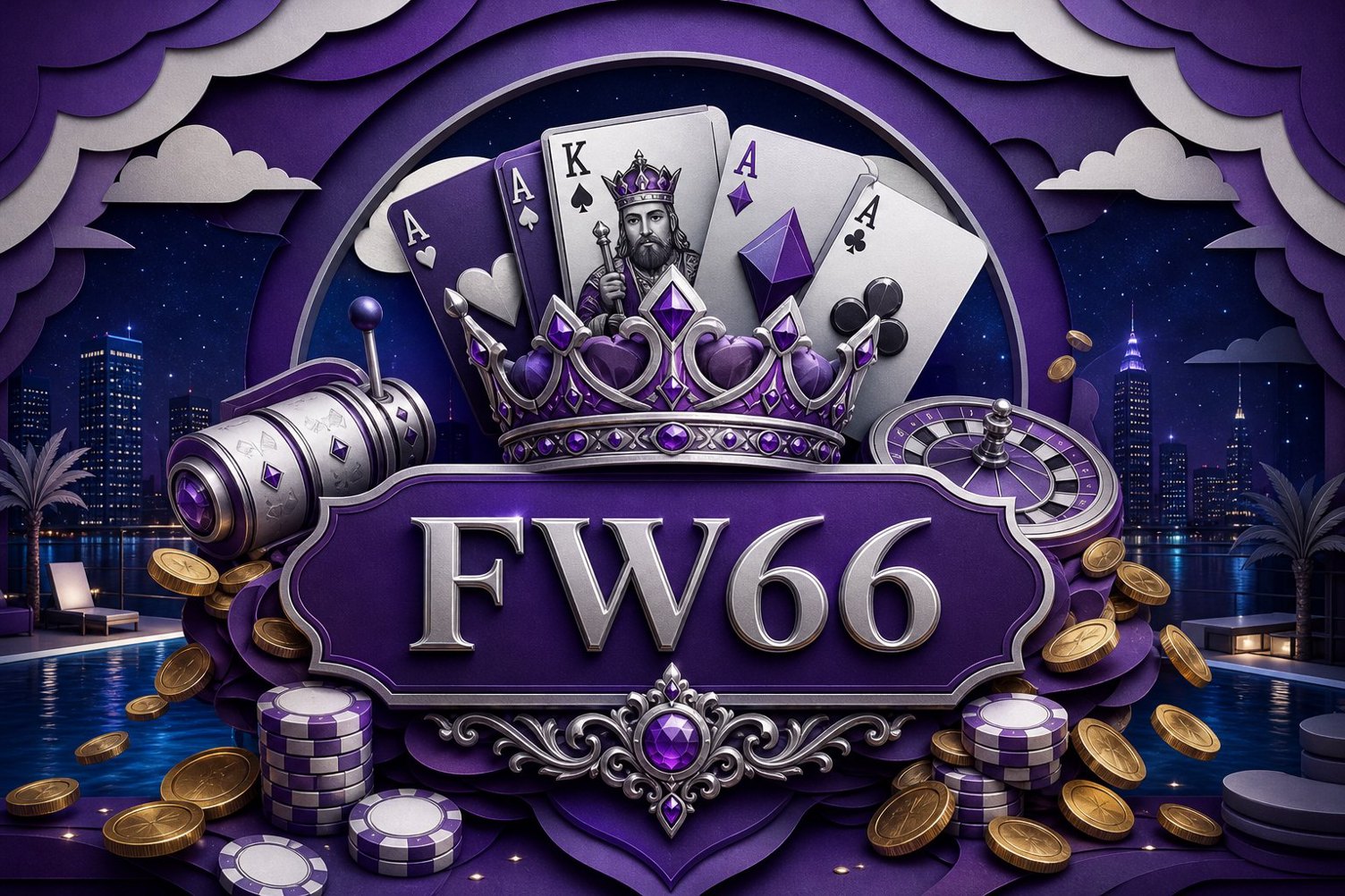 Pusat hadiah FW66 menampilkan tab paket pendaftaran dan absen harian